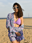 Hyacinth Beach Button Down & Shorts Set