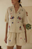 Vintage Motif Shorts