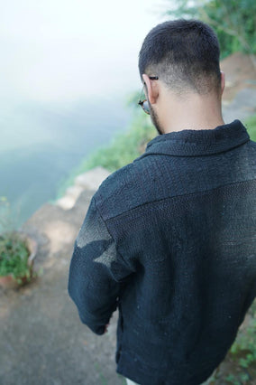 Black On Black Katha Jacket
