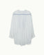Dog Embroidery Shirt - Cotton Voile