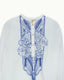 Dog Embroidery Shirt - Cotton Voile