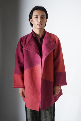 Zigsaw Jacket - crimson men