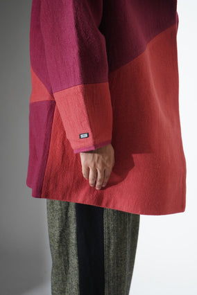 Zigsaw Jacket - crimson men