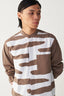 Abstract Applique Shirt Co-Ord