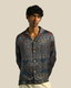 Amber Shirt - Desert Rain in Ajrakh