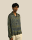 Amber Shirt - Indigo Dreams in Ajrakh