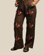 Picnic Pants - Aari Embroidery in 'Linen'
