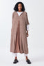 All Over Brick Print Kaftaan