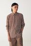 All Over Brick Print Shirt Co-Ord