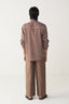 All Over Brick Print Shirt Co-Ord