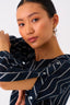 All Stripe Dress Black Stripe