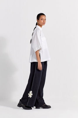 Anti-Fit Shirt Co-Ord (Set Of 2) - White