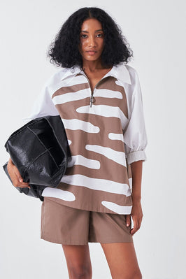 Applique Boxy Shirt Co-Ord (Set Of 2)