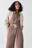 Back Floral Drawstring Jacket Co-Ord (Set Of 3)