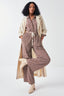 Back Floral Drawstring Jacket Co-Ord (Set Of 3)