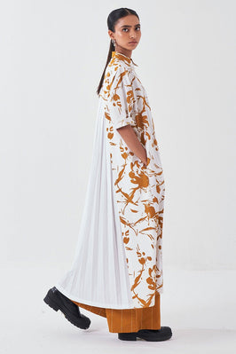 Back Pleat Dress