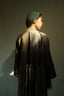 Back Tie Overlay Jacket - Sap Green