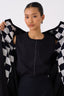 Back Yoke Jacket Co-Ord Set Of 3 Black Check