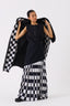 Back Yoke Jacket Co-Ord Set Of 3 Black Check