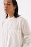 Band Collar Shirt White