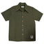 Naag Shirt - Olive  Aari Emrboidery in 'Linen'
