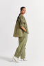 Bat Sleeve Top Co-Ord (Set Of 2) - Sap Green