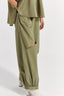 Bat Sleeve Top Co-Ord (Set Of 2) - Sap Green