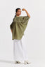 Bat Sleeve Top Co-Ord (Set Of 2) - Sap Green