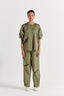 Bat Sleeve Top Co-Ord (Set Of 2) - Sap Green