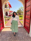 Bawari Skirt Green Checks
