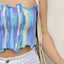 Blue Stroke Top