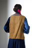 Double Collar Bundi - wallnut yellow women