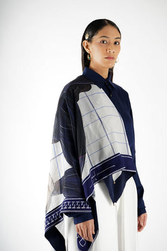 ChoCho iris scarf