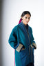 Karma Robe - indigo teal patch work Women