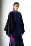 Zahar Cape - indigo black women