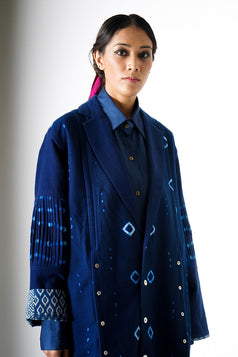 Losar jacket - Indigo women