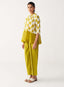 Checkered Peasant Top