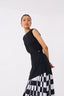 Checkered Skirt Black Check