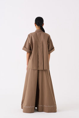 Circle Shirt Co Ord Set Of 2 Cedar