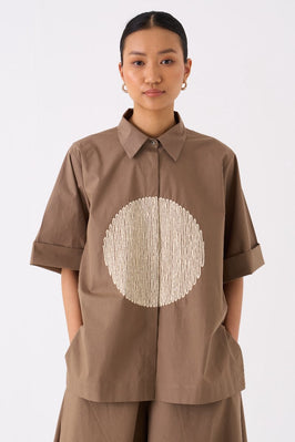 Circle Shirt Co Ord Set Of 2 Cedar
