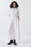 Collared Side Elastic Waist Jumpsuit