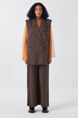 Diagonal Stripe Jacket