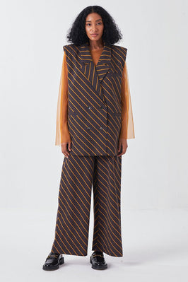 Diagonal Stripe Jacket