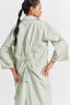 Drawstring Floral Overlayco-Ord (Set Of 2) - Mint
