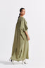 Drawstring Kaftan - Sap Green