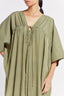 Drawstring Kaftan - Sap Green