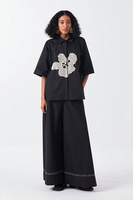 Emb. Floral Shirt
