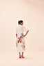 Flaming petal dress