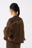 Floral Applique Bomber Jacket Co Ord Set Of 2 Hunter Green
