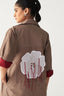 Floral Applique Patch Jacket